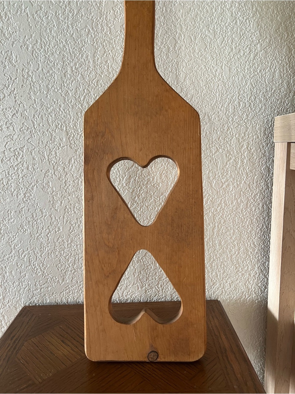 Wood Heart Butter Paddle Vintage *large